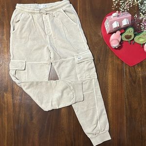 New Zara Big Kid Joggers with functional drawstring.